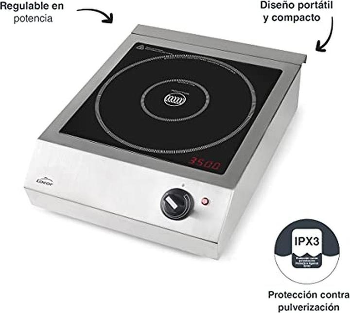 Actual product image Lacor Easy induction cooktop grill