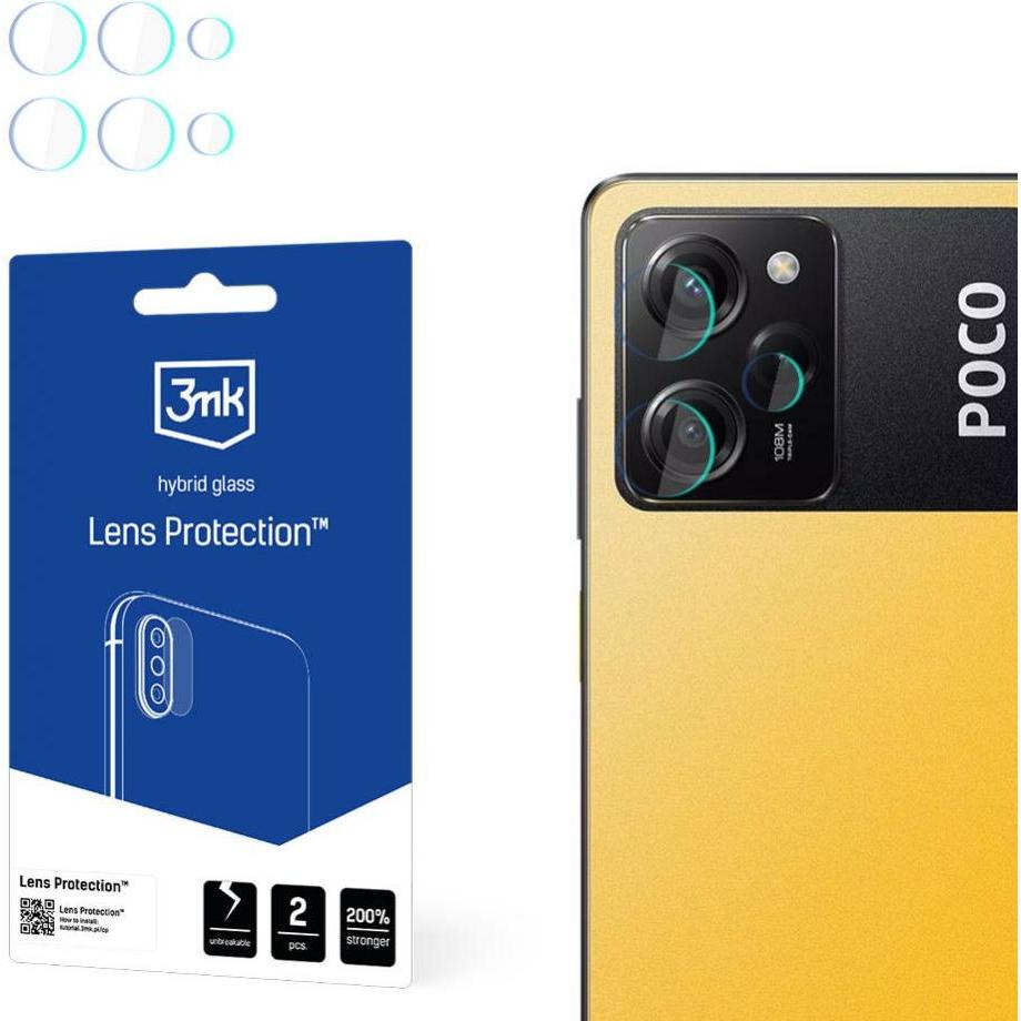 3MK Lens Protect Poco X5 Pro 5G Ochrona na obiektyw aparatu 4szt (1 Stück, Oppo Reno 5 Pro 5G), Smartphone Schutzfolie