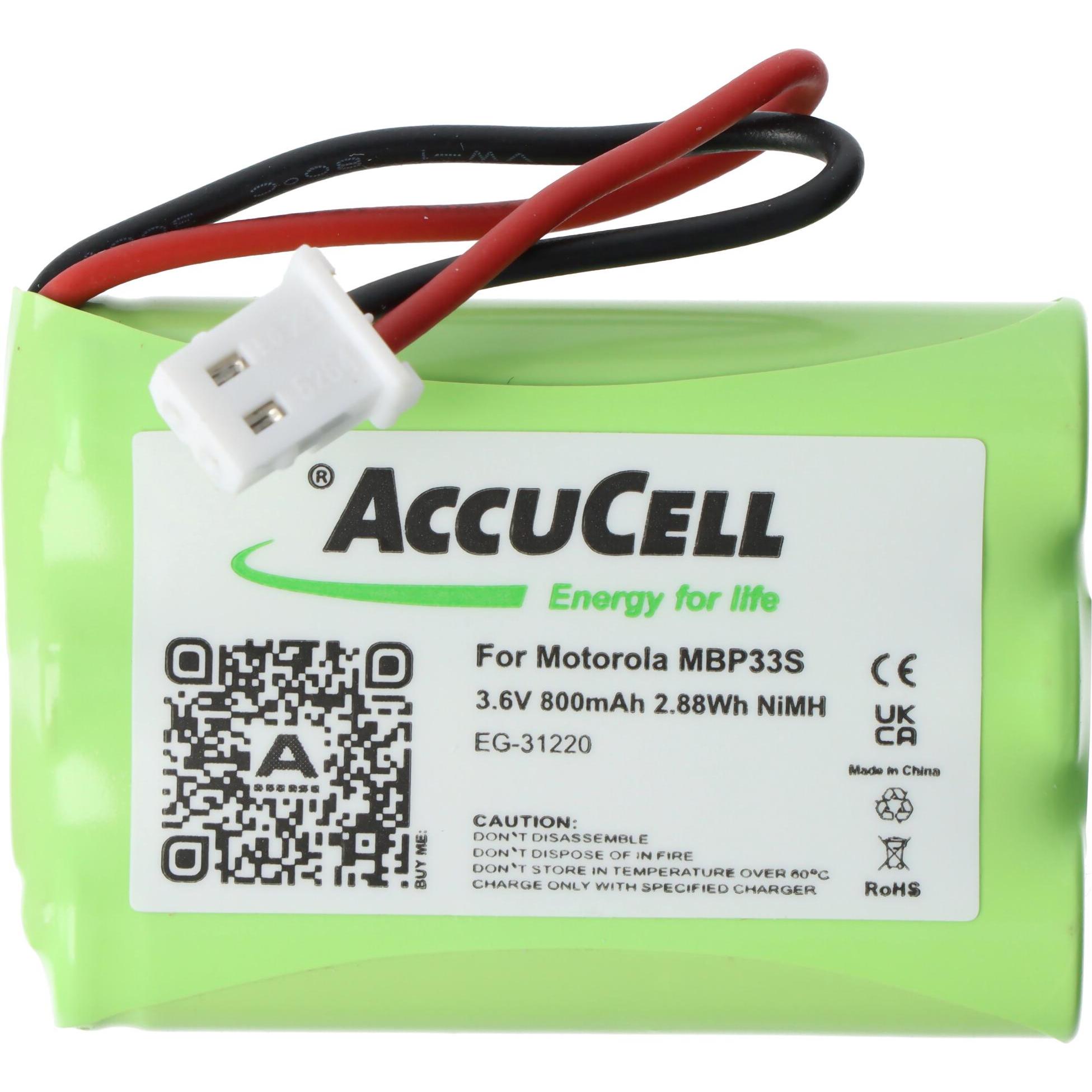 AccuCell, Babyphone Zubehör, Akku Motorola MBP33S