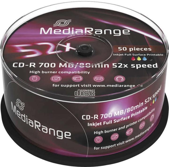Image du produit MediaRange Cd-R (50x)