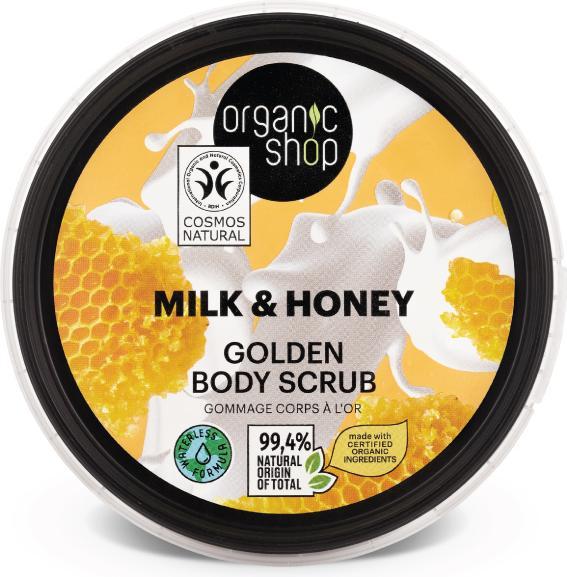 Image du produit Organic Shop Exfoliant corporel lait-miel-doré 250ml (Lotion pour le corps, 250 ml)