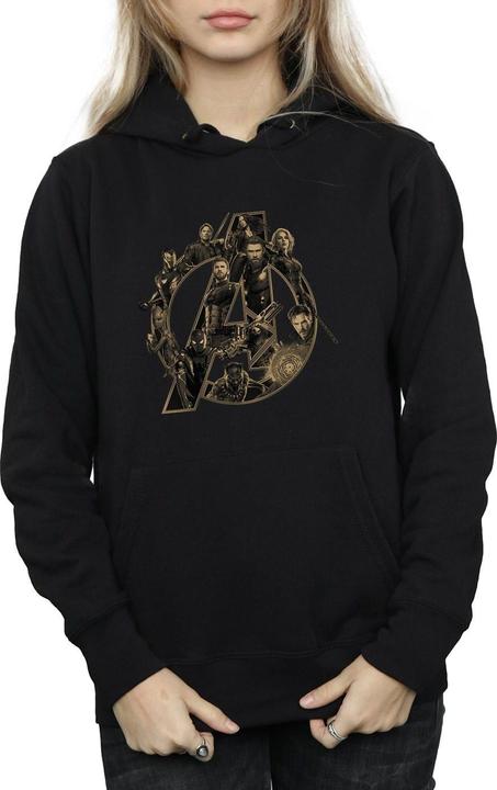 Produktbild Avengers Infinity War Logo Kapuzenpullover (L)