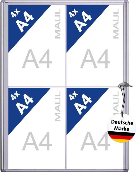 Produktbild Maul Schaukasten, Aussentiefe 27 mm (Whiteboard, 49 x 65.10 cm)