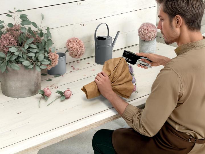 Immagine prodotto Rapid Pinza per graffare Classic K1 Retro Coconut Kiss, bianca (50 lamelle)