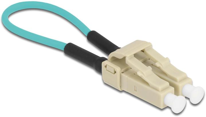 Actual product image Delock FO Loopback Adapter LC / OM3 Multimode beige