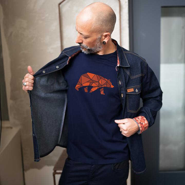 Immagine prodotto Forsberg Camicia in denim con finiture colorate (S)