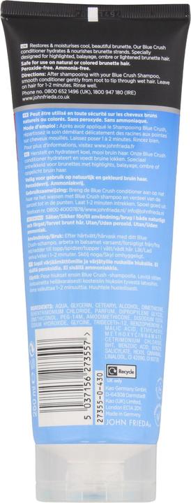Actual product image John Frieda Blue Crush Conditioner for Brunettes 250ml (250 ml)