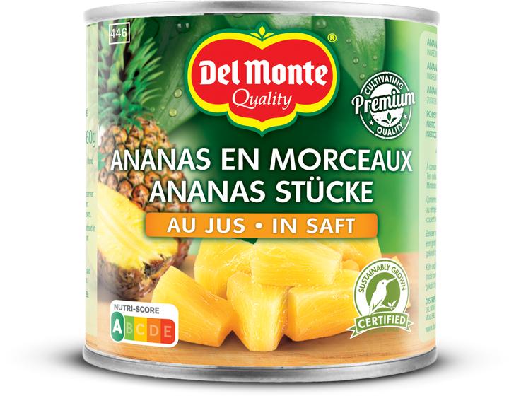 Image du produit Del Monte Morceaux d'ananas dans du jus d'ananas (435 g)