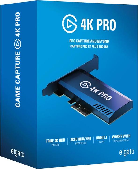 Immagine prodotto Elgato Game Capture 4K Pro (Xbox Series X, PS5, Switch, Mac, PC)