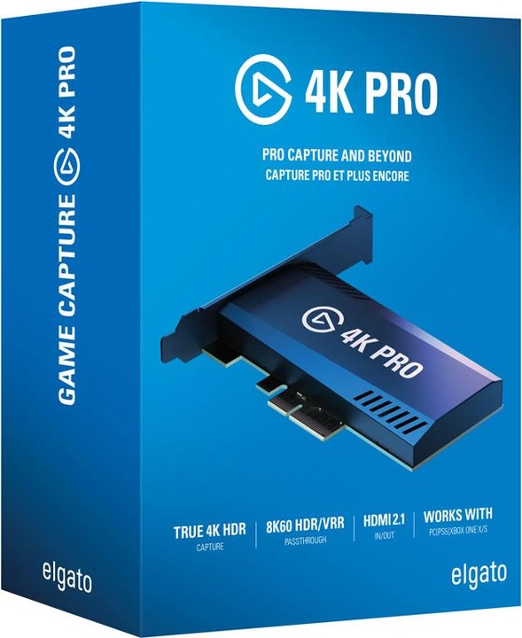 Produktbild Elgato Game Capture 4K Pro (Xbox Series X, PS5, Switch, Mac, PC)