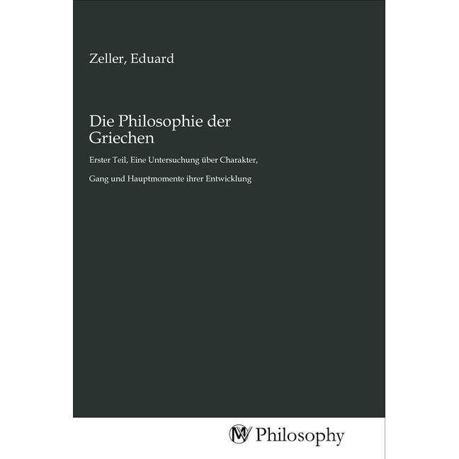 Die Philosophie der Griechen, Sachbücher
