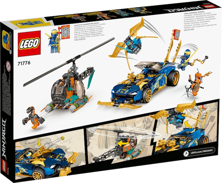 Actual product image LEGO Ninjago - Jay and Nya's race car EVO (71776, LEGO Ninjago)