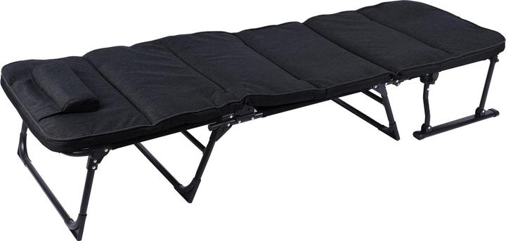 Produktbild Mojawo 2 in 1 Gartenliege Sanitätsliege Gästebett und Relaxsessel mit Polster (90 cm)