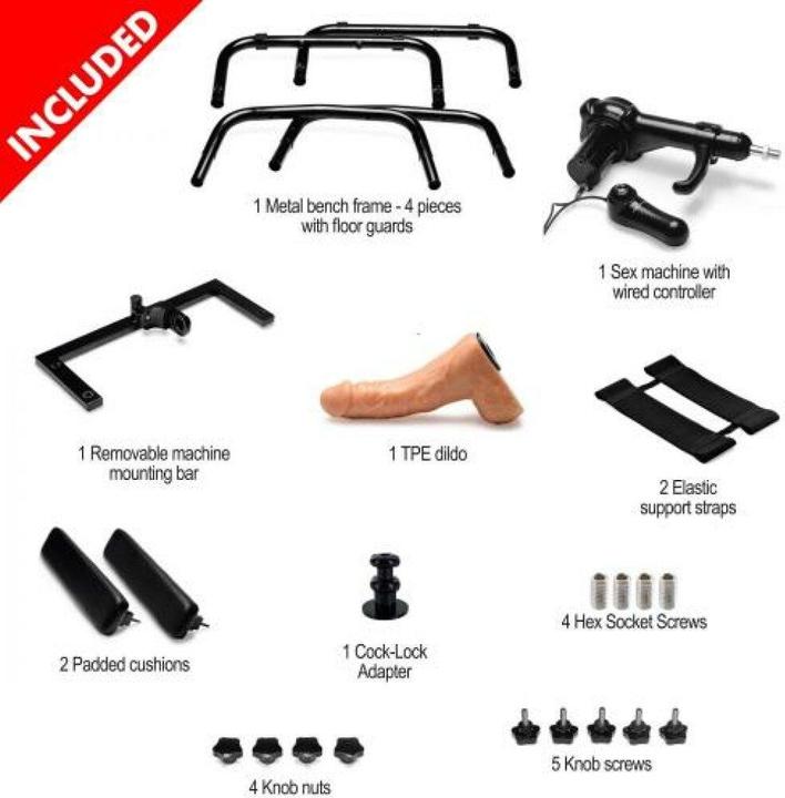Produktbild XR Brands Deluxe Bangin' Bench with Multispeed Sex Machine