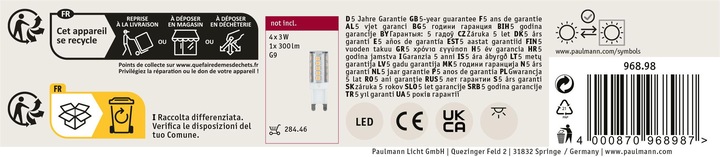 Produktbild Paulmann URail Blossom Set (G9)