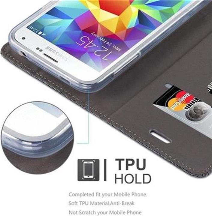 Image du produit Cadorabo Couverture look jeans Book (Samsung Galaxy S5, Samsung Galaxy S5 Neo)