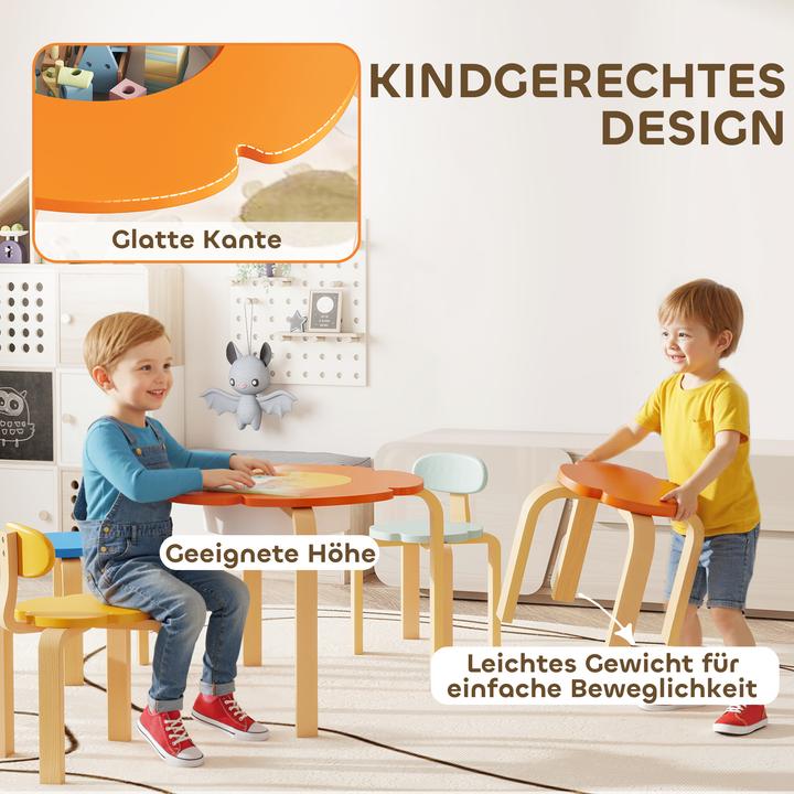 Image du produit Aiyaplay Kindersitzgruppe Pappelholz, Polyester Mehrfarbig (Groupe de sièges pour enfants)