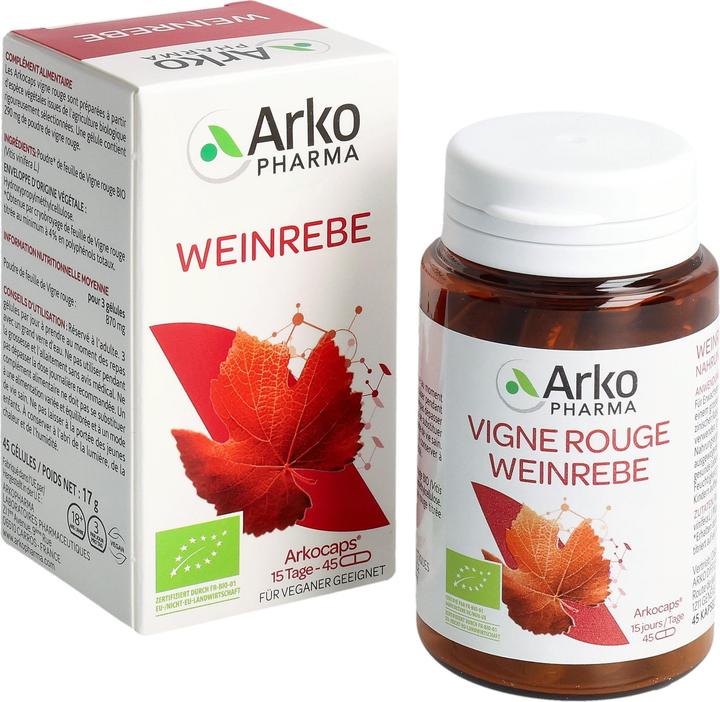 Actual product image Arkopharma Weinrebe (45 pcs., Capsules, 42 g)