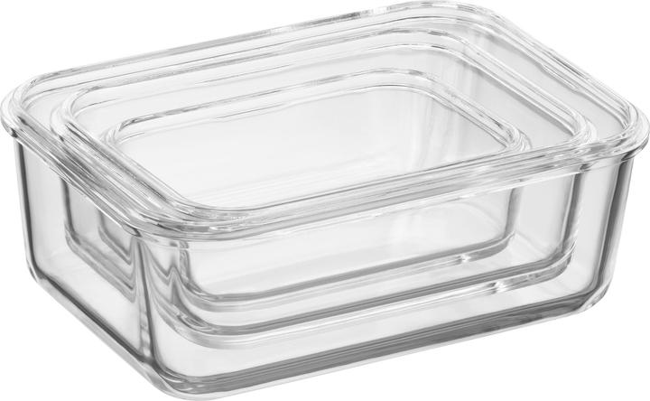 Productafbeelding Silit Storio Opslagpotten Set 3-delige Glazen Opslagpotten Luchtdicht Aromadeksel Voedselopslagpotten (2.40 l)