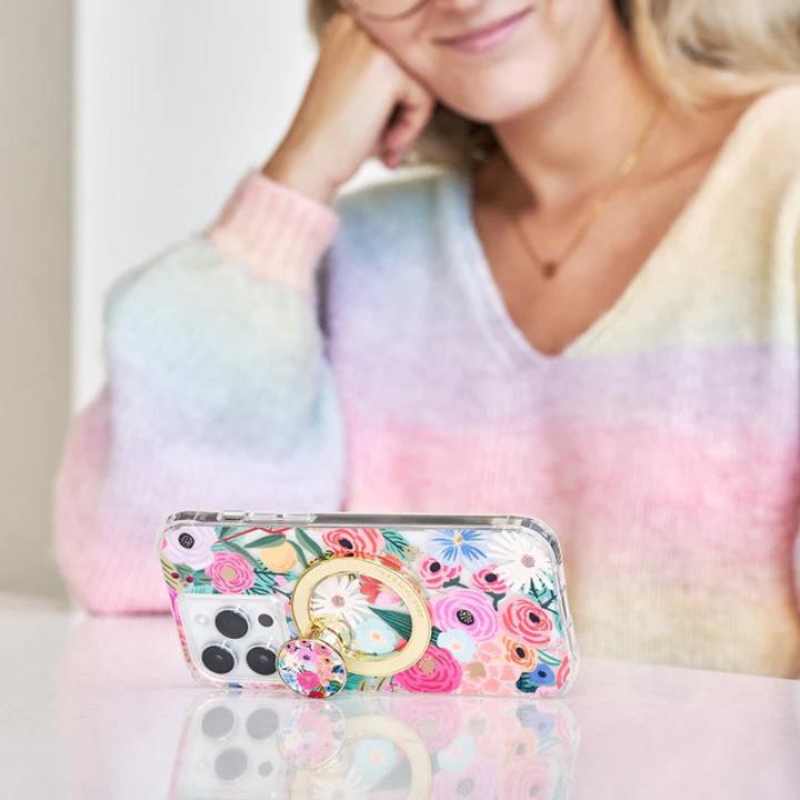 Produktbild Rifle Paper Magnetischer Mini-Griff – MagSafe-Fingerhalter mit Standfunktion (Garden Party Blush)