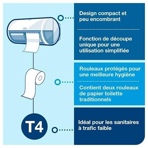 Produktbild Tork Toilettenpapier 12292 Weiss 48 Rollen (48 Stk.)