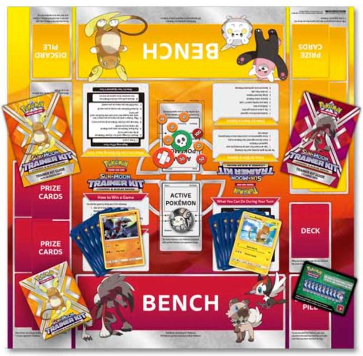 Produktbild Pokémon Sun & Moon Trainer Kit Lycanroc & Alolan Raichu (Englisch, Elite / Top Trainer Box)