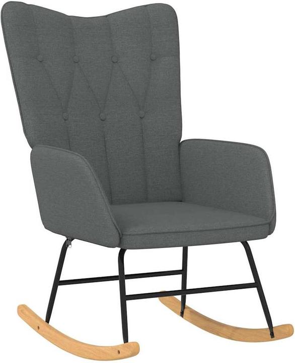 Image du produit vidaXL Schaukelstuhl mit Hocker