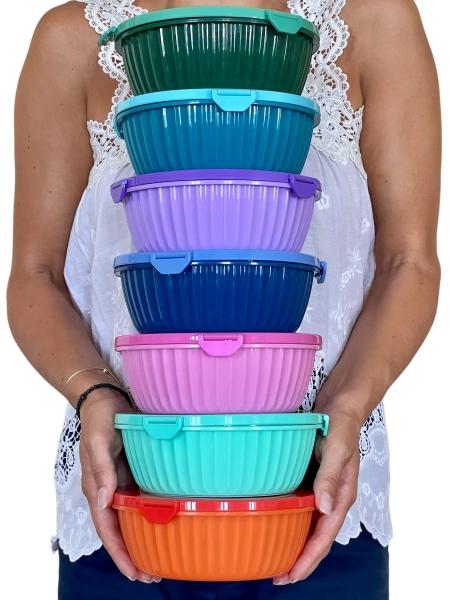 Immagine prodotto Yumbox Poke Bowl Ciotola con divisorio a 3 pezzi, rosa guava
