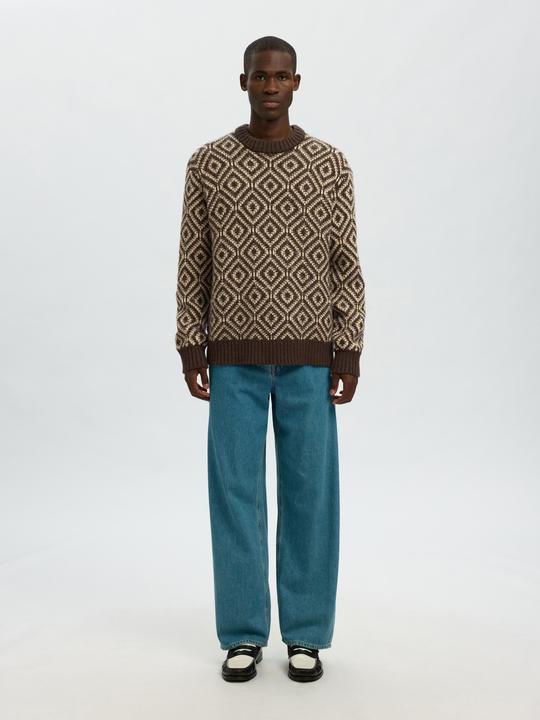 Actual product image Selected Print Pullover mit Rundhalsausschnitt (M)