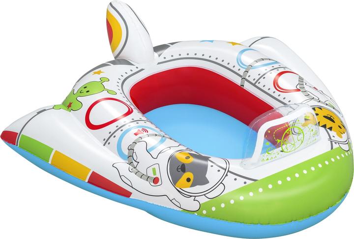 Actual product image Bestway Funspeakers Space Ship Inflatable Baby Boat Float