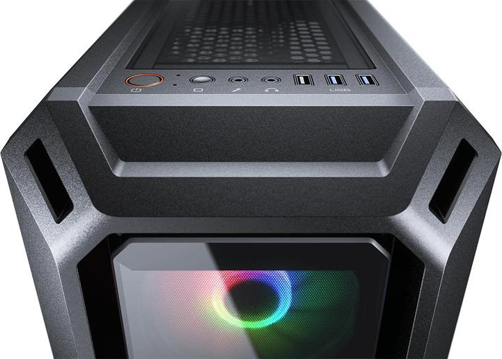 Produktbild Cougar Boitier Moyen Tour ATX MX440-G RGB avec panneaux vitrés (Noir) (ATX, mATX, Mini-ITX)