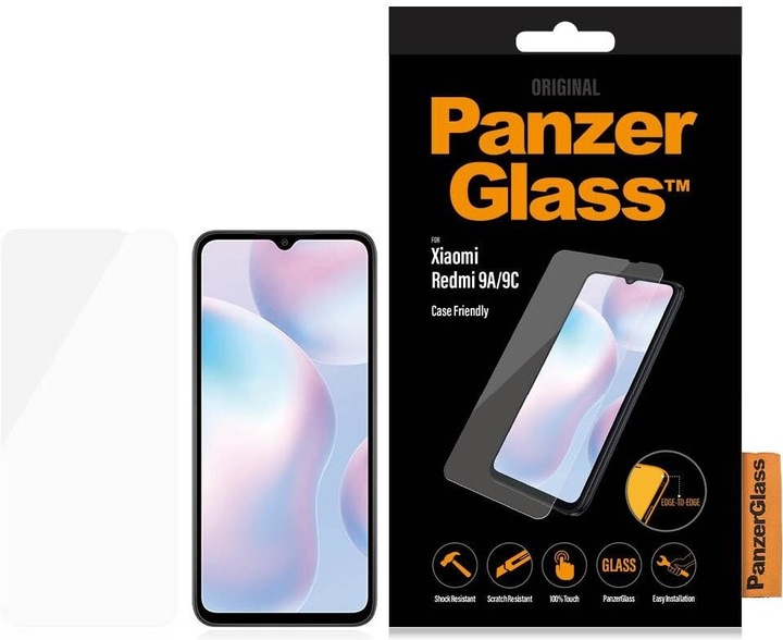 Actual product image PanzerGlass Case Friendly (1 Piece, Xiaomi Redmi 9C)