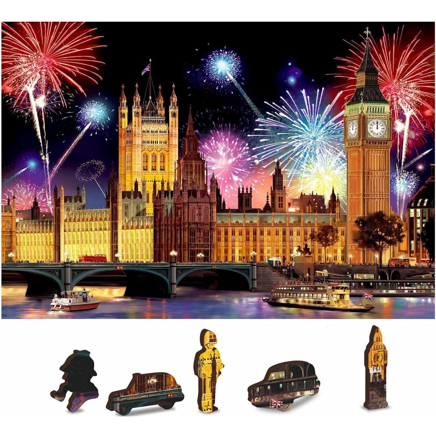 Thumbnail - WoodenCity London By Night M (150 Teile)