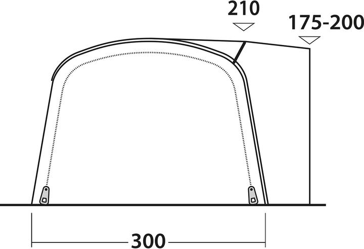 Produktbild Outwell Blossburg 380 Air (Tunnelzelt, 24 kg)