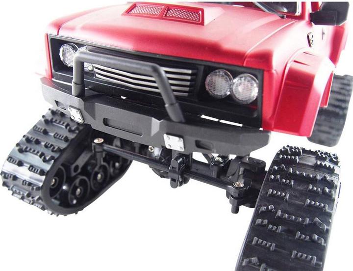 Image du produit Amewi Camionnette RC AMX FPV RTR rouge avec roues et chaînes 4WD (RTR Prêt à fonctionner)
