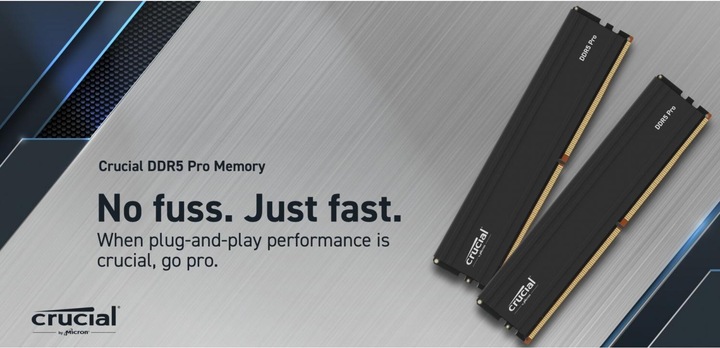 Actual product image Crucial Pro (2 x 16GB, 5600 MHz, DDR5 RAM, DIMM)