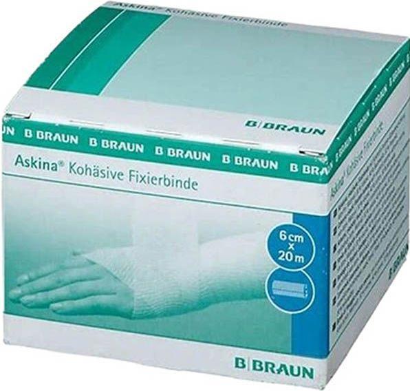 Actual product image Askina Kohäsive Fixierbinde 6cmx20m