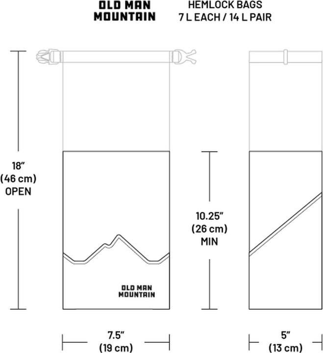 Produktbild Old Man Mountain Hemlock mitFlip Cage (7 l)