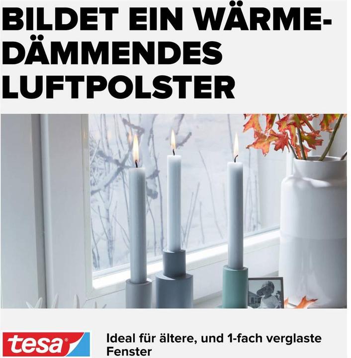 Produktbild tesa tesamoll THERMO Isolierfolie zur Wärmedämmung an Fenstern