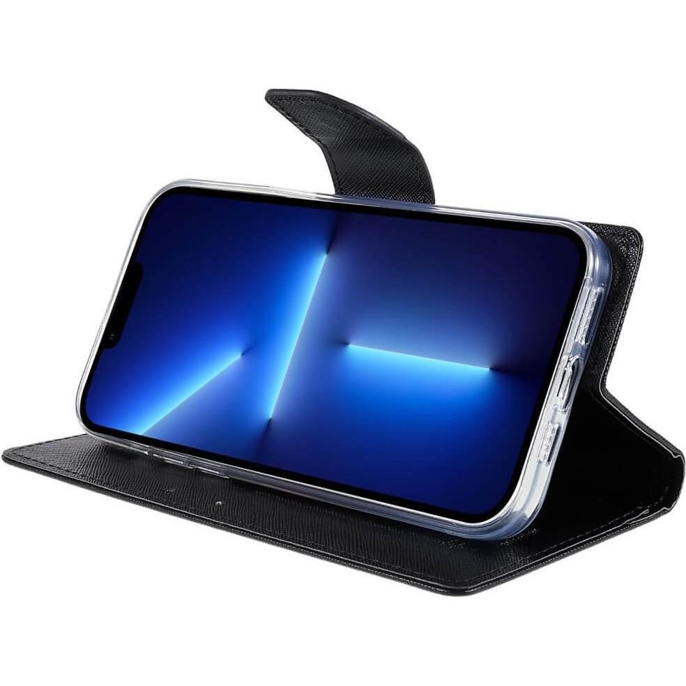 Thumbnail - Mercury iPhone 14 Pro - Goospery Fancy Etui Hülle schwarz (Apple iPhone 14 Pro), Smartphone Hülle, Schwarz