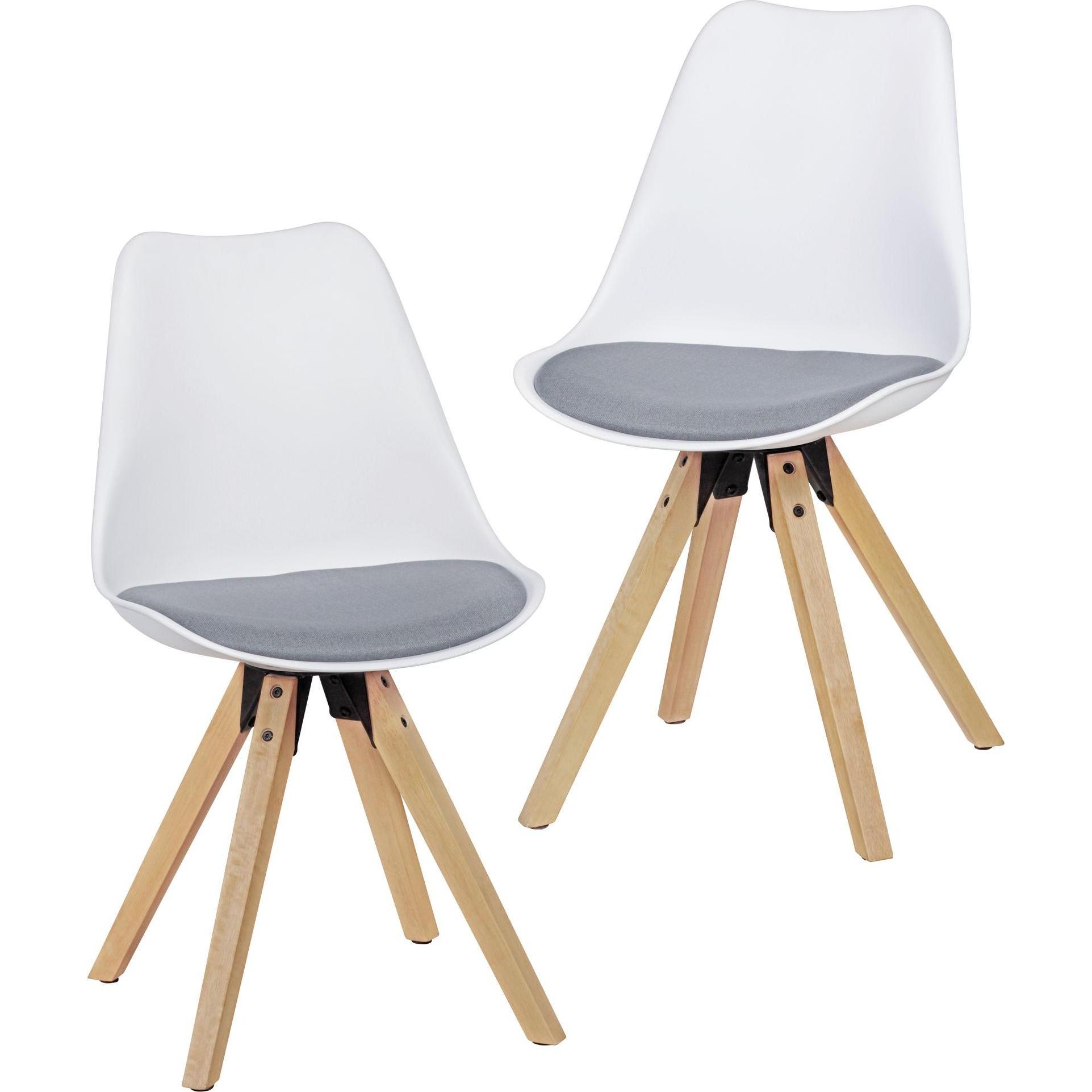 FineBuy, Stühle, Nina (2er Set)