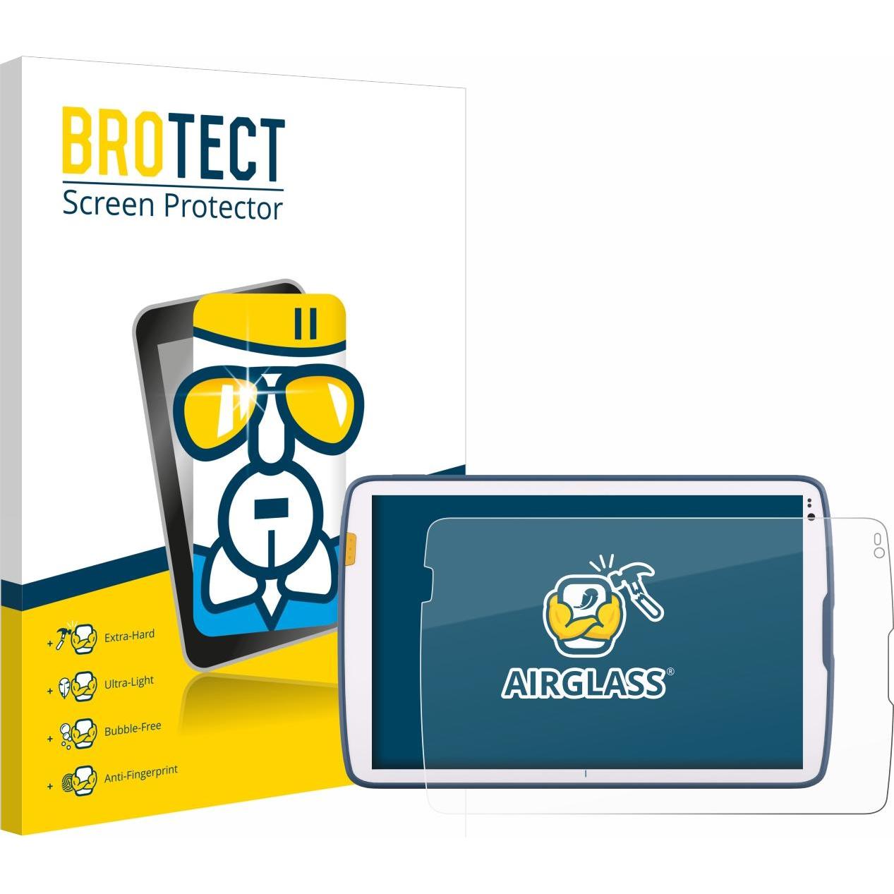 BROTECT AirGlass Panzerglasfolie (1 Stück, Zebra ET40), Tablet Schutzfolie