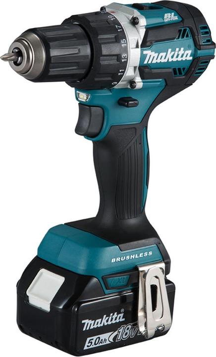 Produktbild Promat Makita Akku-Bohrschrauber DDF484RTJ 18V / 5Ah mit 100-teiligem Zubehör-Set (Bohrschrauber)
