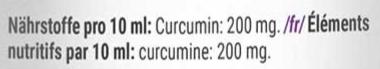 Nutritional values and ingredients Sanasis Curcumin Liposomal (250ml) (1 pcs., Liquid, 250 ml)