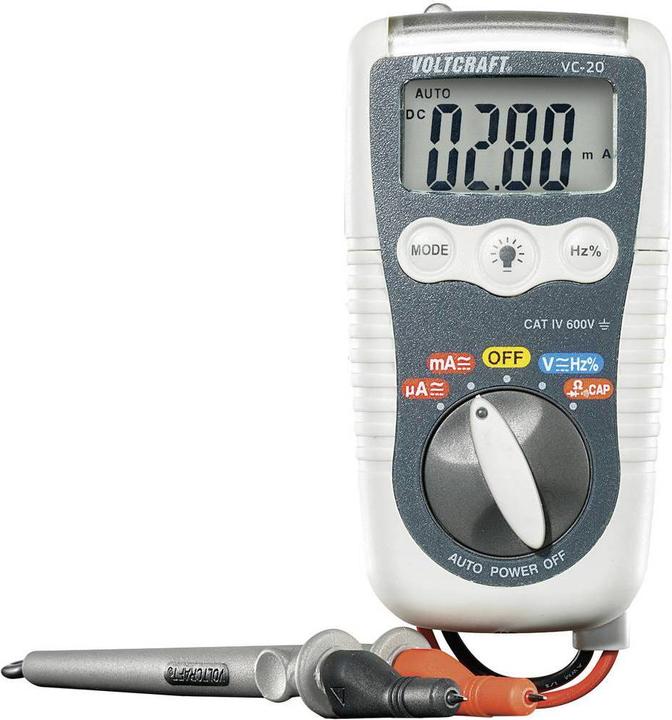 Produktbild Voltcraft Heavy-Duty Multimeter VC-20 (CAT III 1000V, CAT IV 600V)