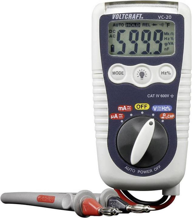 Produktbild Voltcraft Heavy-Duty Multimeter VC-20 (CAT III 1000V, CAT IV 600V)