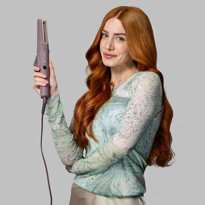 Actual product image Remington Ionic rotating curling iron with ceramic coating, digital temperature control, automatic shut-off