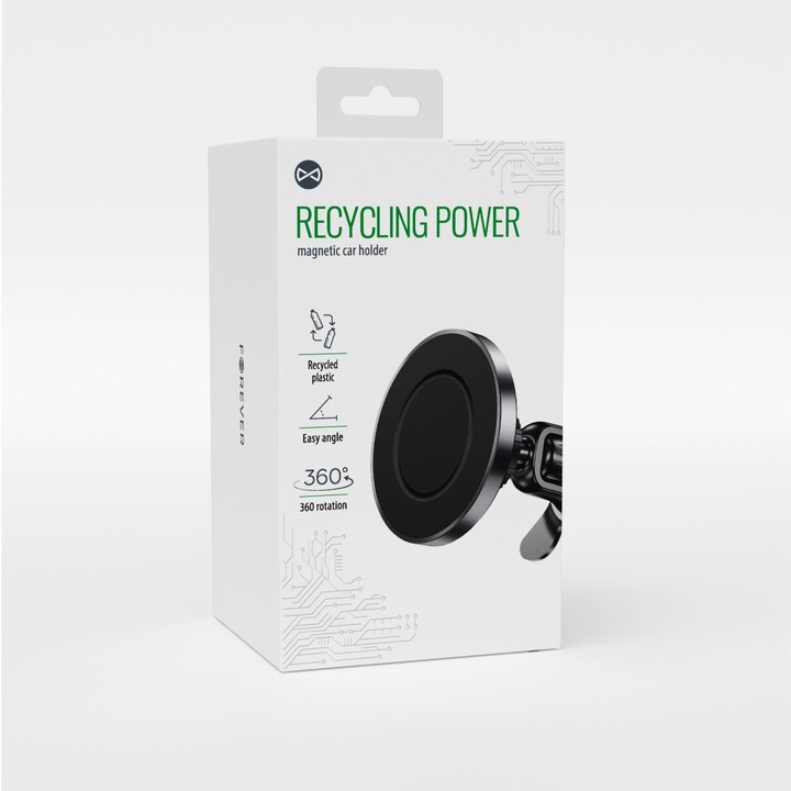 Immagine prodotto Forever Core Supporto magnetico per bocchetta dell'aria dell'auto da riciclare per sempre RUS34-MG-K