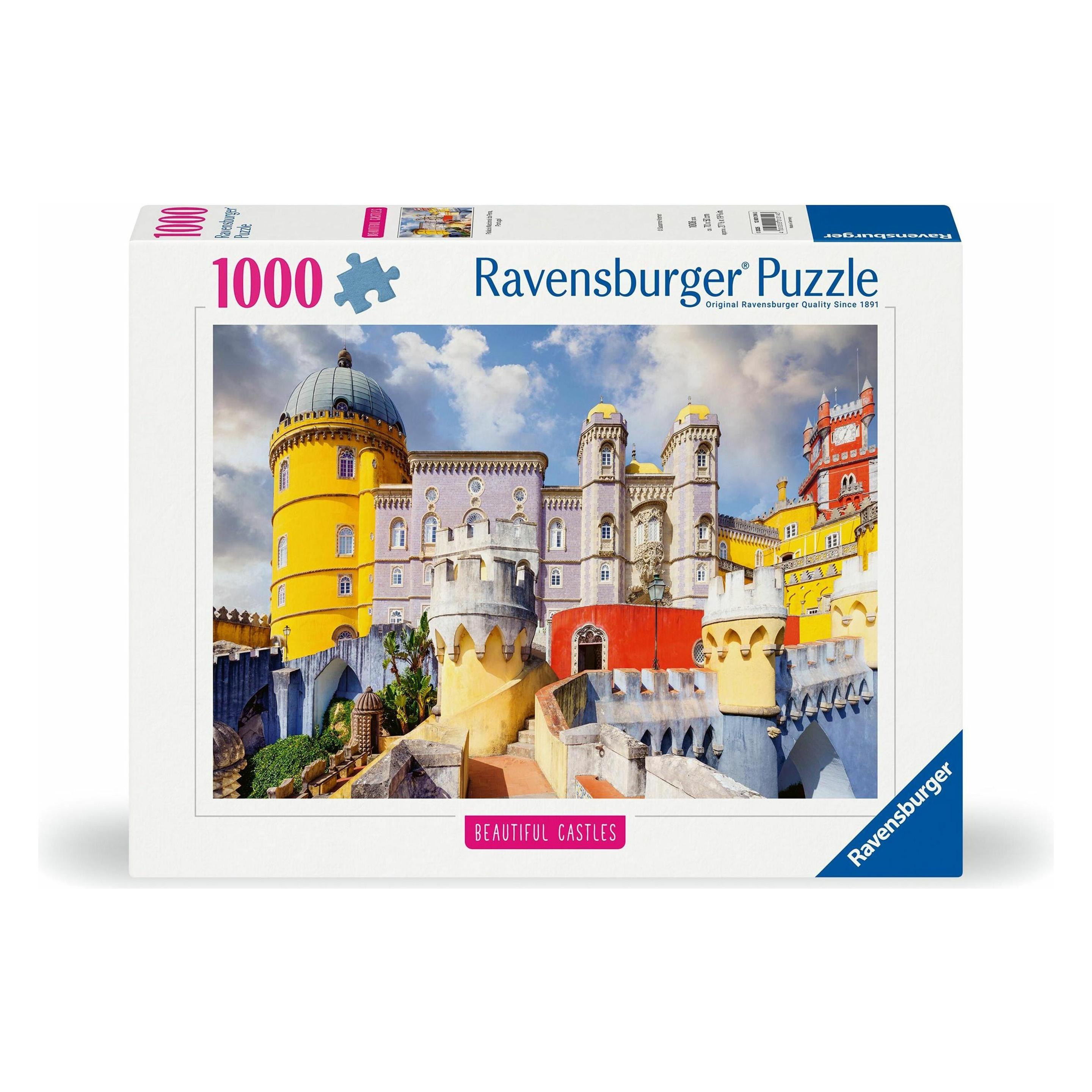 Ravensburger Puzzle 1000 pièces - Palais national de Pena, Portugal Legpuzzel Gebouwen