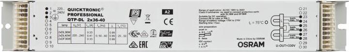 Produktbild Osram QTRONIC ECG 2X36-40/220-240